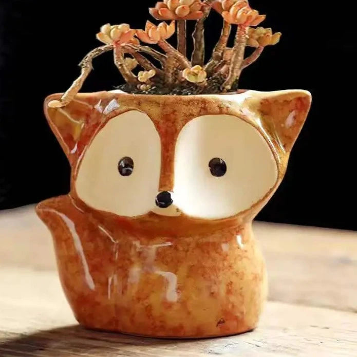 Fox Style Plant Pot