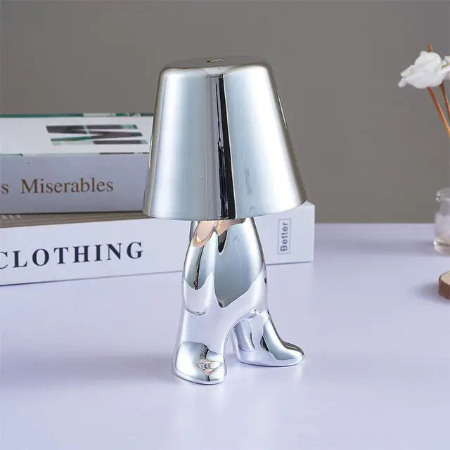 Precious Metal Person Lamp