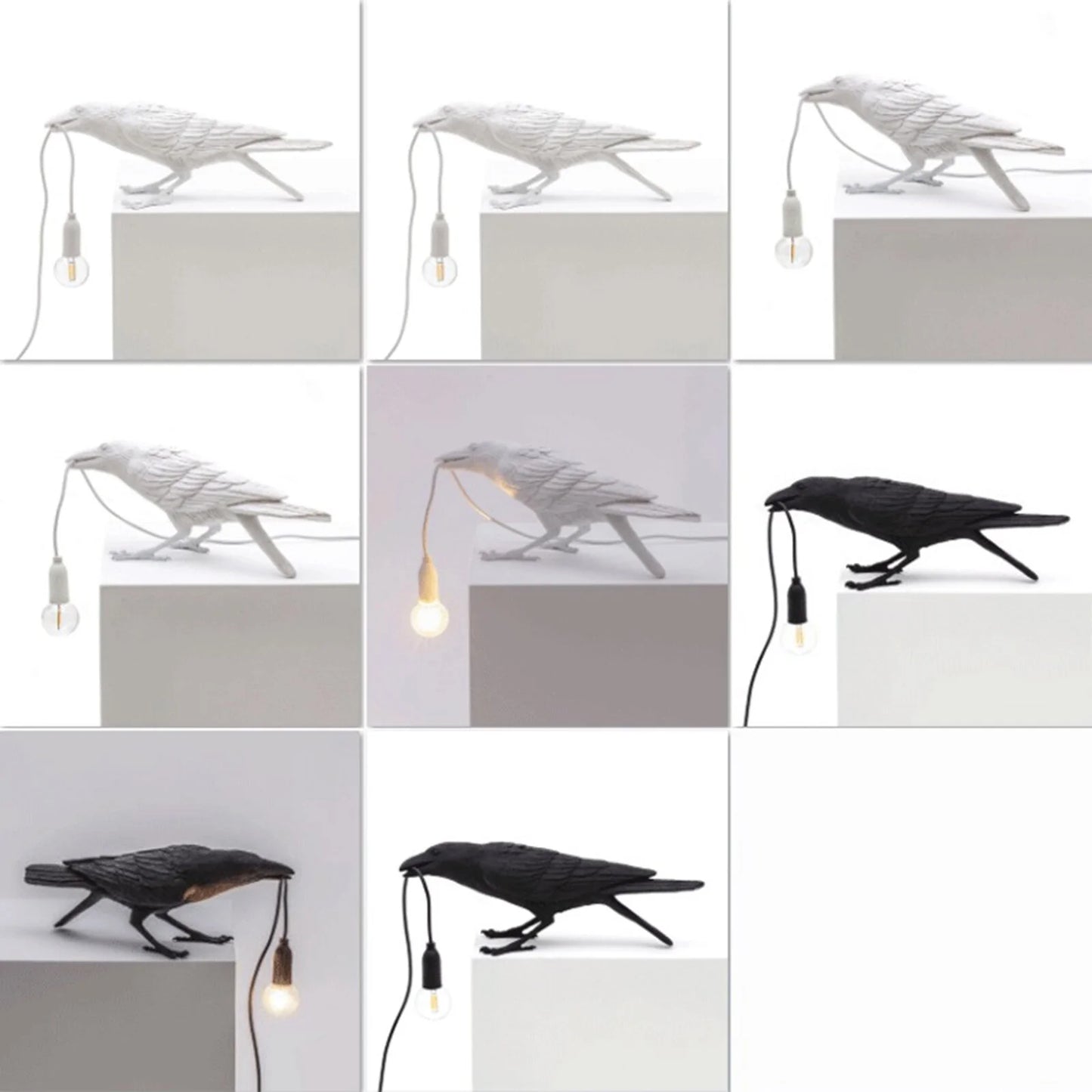 Perched Bird Lamp: 8 Styles