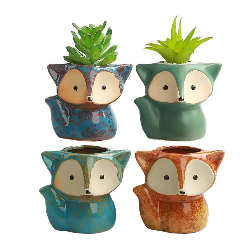 Fox Style Plant Pot