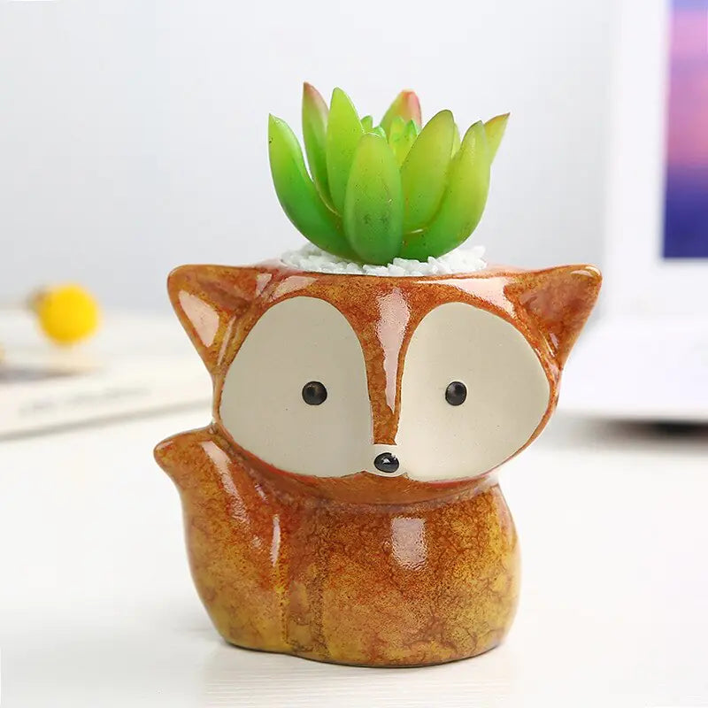 Fox Style Plant Pot